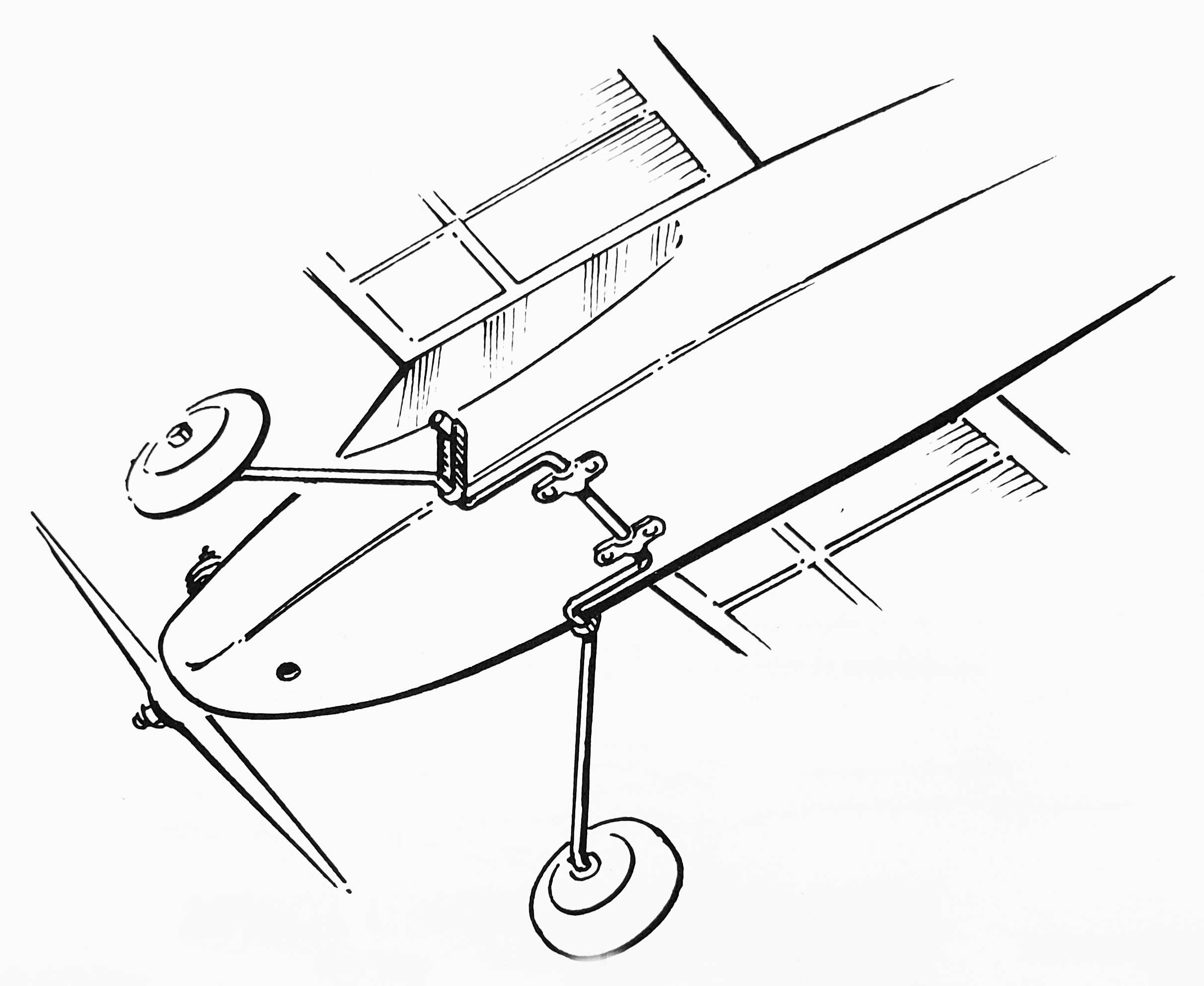 Shock-Absorbing Landing Gear