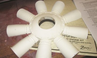 Ziroli Giant Scale Plans Resin-Cast Rotary Engine