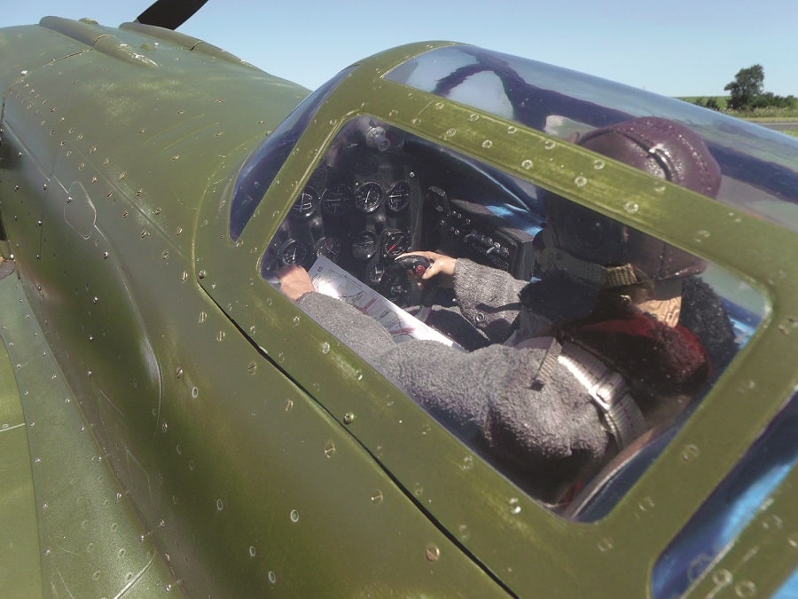 Yes, you should have a Japanese pilot in a Japanese fighter. (Check out the chipped paint along the canopy framings!)