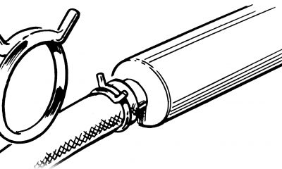 Exhaust-Extension Retainer