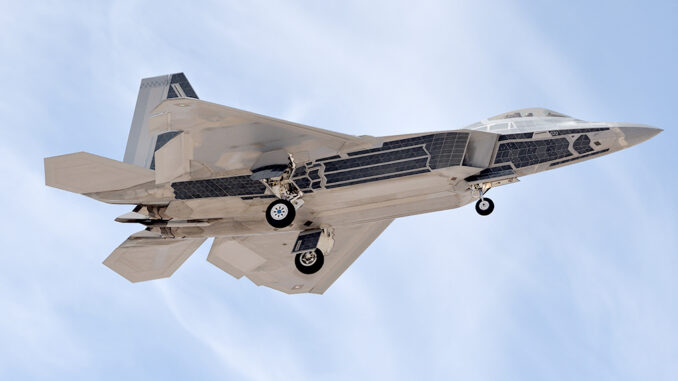 Chrome Coated F-22 Raptor Spotted-1