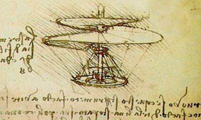 da Vinci Aerial Screw Flies