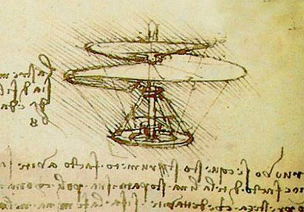 da Vinci Aerial Screw Flies