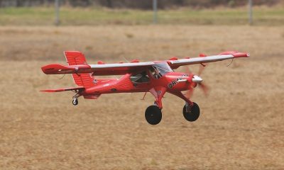 An incredible replica of its full-size brother, the E-flite DRACO excels at short-field takeoffs and landings. (Photo by Andrew Griffith)