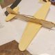 The completed P-40 ready for balancing with the provided clay. I’ll admit the delicate parts representing the canopy rails got the best of my fat fingers, but you could just leave them in for a more durable airframe.