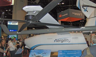 Aergility hybrid-powered eVTOL/Fixed Wing Drone