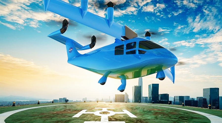 NASA Researching AAM, Starting Several eVTOL Air Taxi Projects