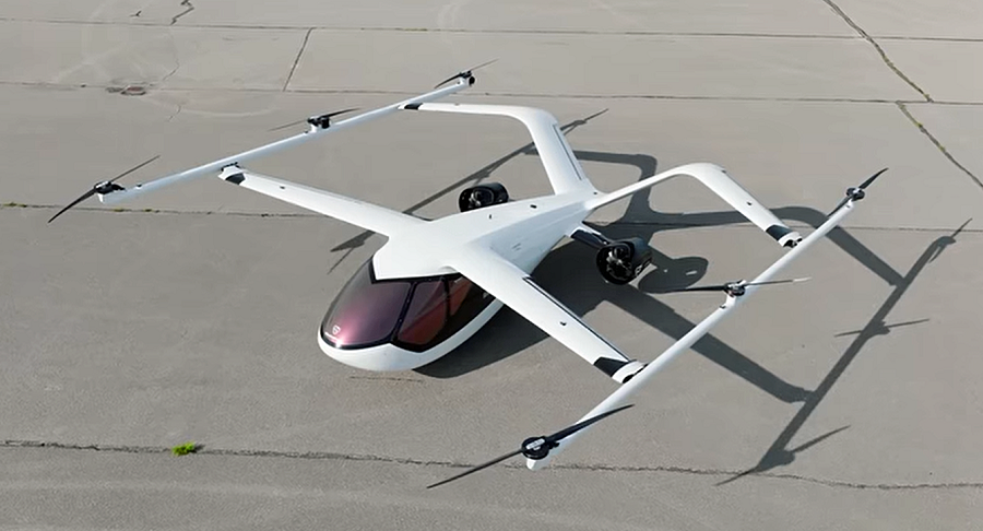 4-seater VoloConnect Air Taxi Takes its First Flight