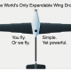 Electric Glider with In-Flight Variable-Wingspan Wing!