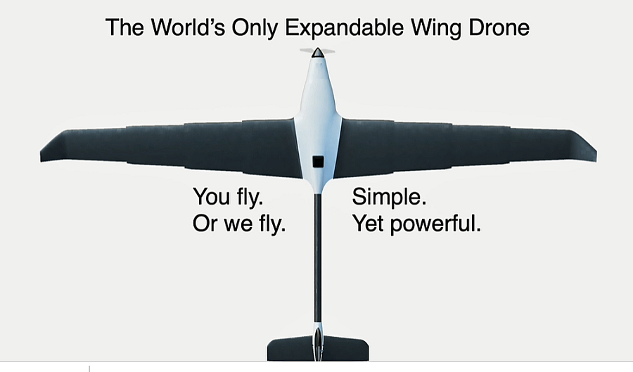 Electric Glider with In-Flight Variable-Wingspan Wing!