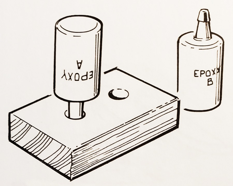 Epoxy Bottle Stand