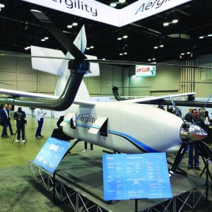 The Atlis by Aergility uses a novel flight model called “managed auto-rotation” which allows for the flexibility of a traditional vertical take-off and landing (VTOL) aircraft while reducing the overall size of the platform.