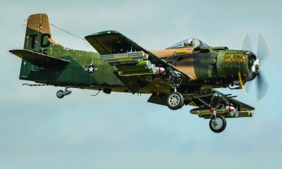 A Well-Used and Combat-Weathered Sandy - P.J. Ash’s A-1 Skyraider