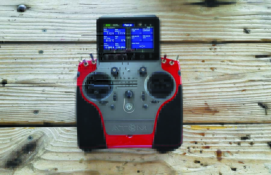 An 18-channel radio system with telemetry, a touchscreen interface, and more!