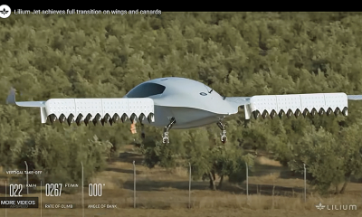 Lilium Demonstrates Full Air Taxi eVTOL Flight Transition