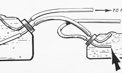 Visible Helicopter Fuel Tank