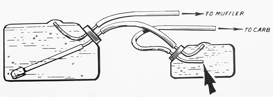Visible Helicopter Fuel Tank