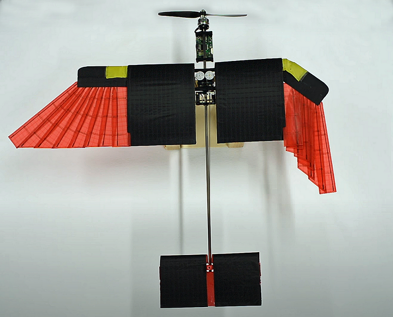 Bird-like Drone Gains Maneuverability using Artificial Feathers