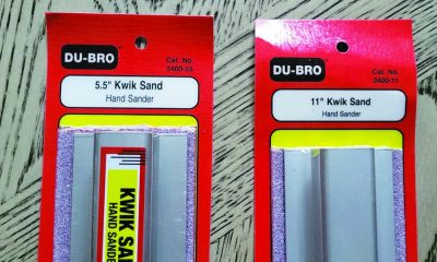 The Du-Bro Kwik-Sand hand sanding bars are a great addition to any workshop!