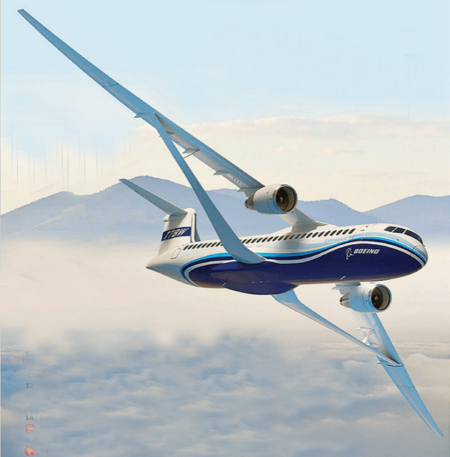 Boeing Net-Zero Emissions Transonic Truss-Braced Low-Drag Wing