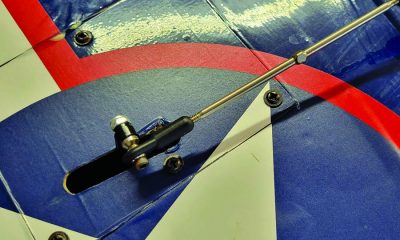The 3mm ball links with the turnbuckle pushrods are infinitely adjustable with a small wrench and eliminate slop and potential flutter from any control system.