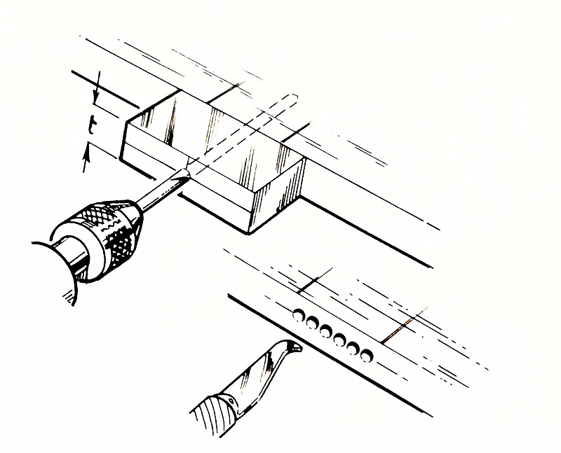 Hinge Slotting With a Drill