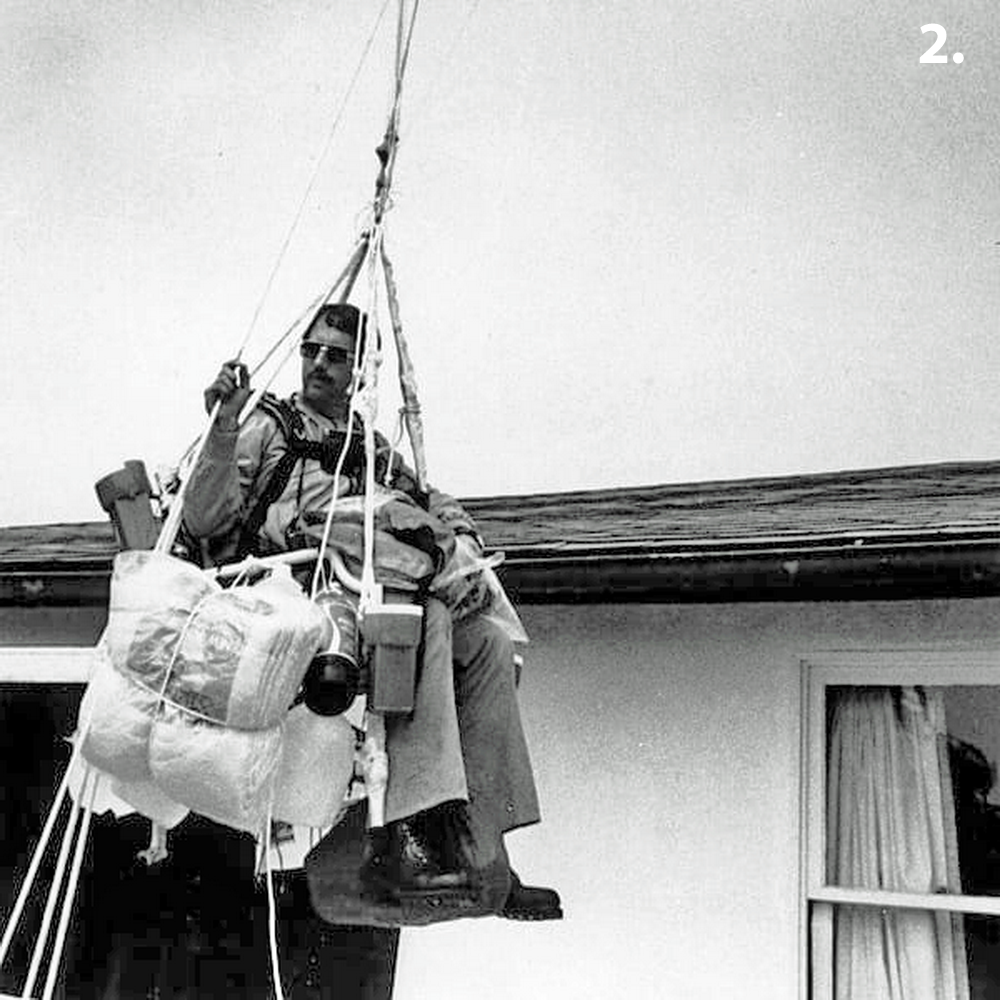 “Lawn Chair Larry” and the Epic Adventures of Garden Chair Balloon Pilots