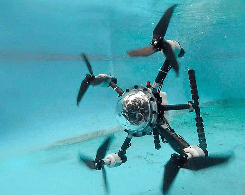 TJ-FlyingFish Drone Autonomously Swims Underwater and Flies