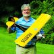 Designer Richard Dery shows off the nicely detailed Monocoupe. It makes a great first building project.