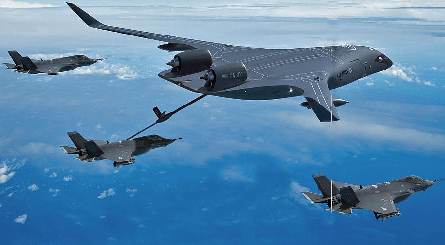 Aviation Industry contemplating Blended-Wing-Body (BWB) Drone Tankers