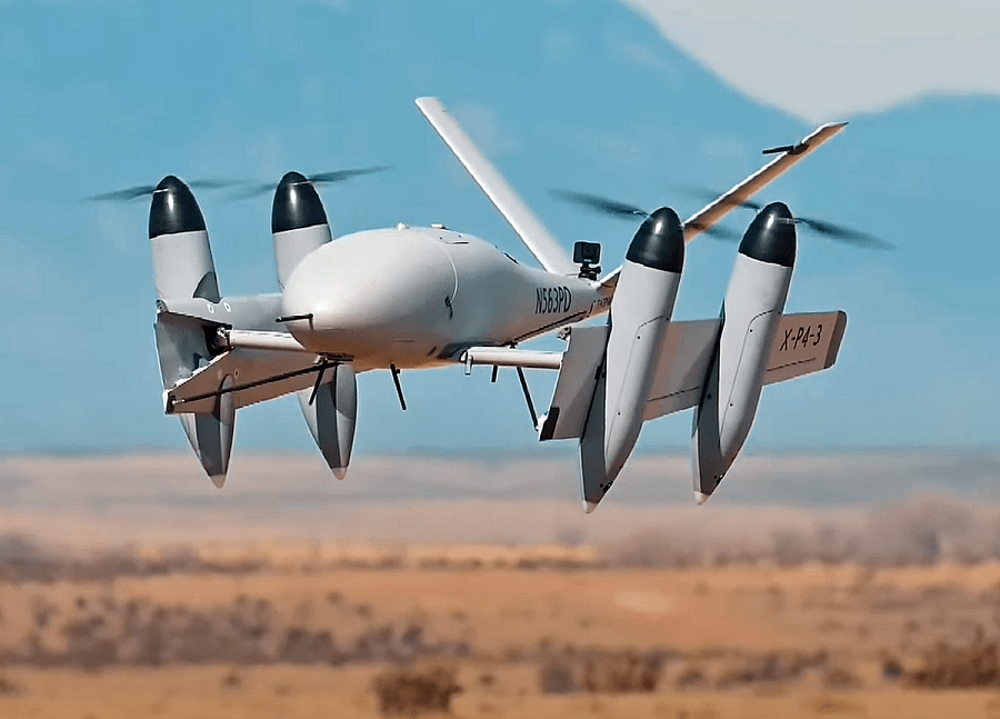 PteroDynamics Flies Scaled-Up Transwing eVTOL