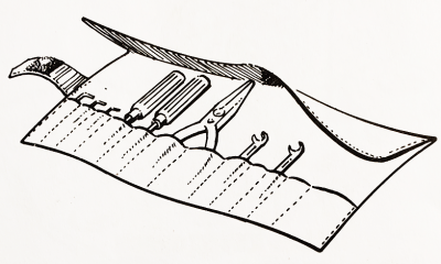Denim Tool Roll