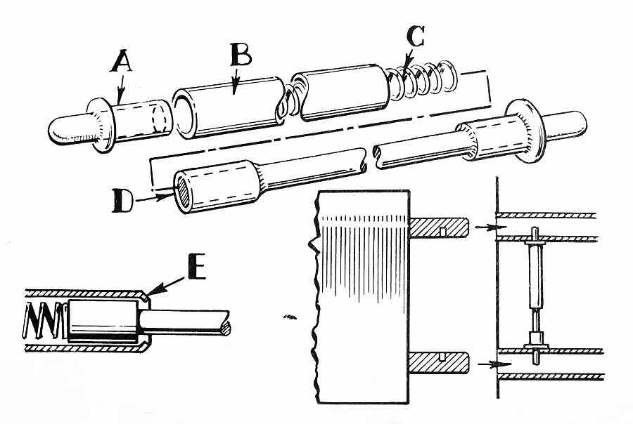 Spring-Loaded Retaining Pins