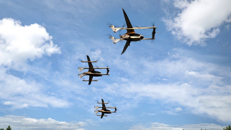 China’s AutoFlight Flies Three eVTOLs In Formation