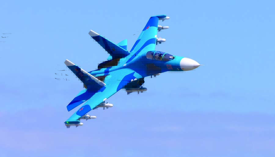 FMS Twin 70mm EDF Su-27 - High-performance Russian EDF Jet