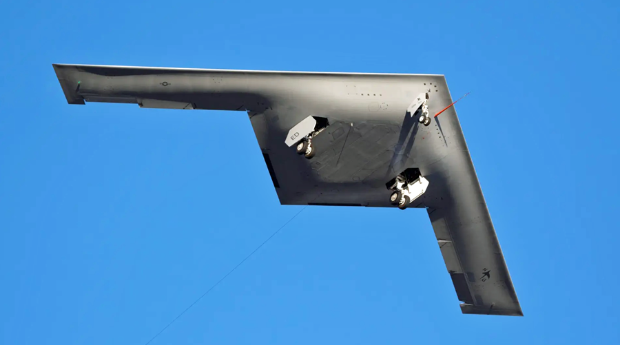 B-21 Takes To The Sky For The First Time As Flight Testing Begins