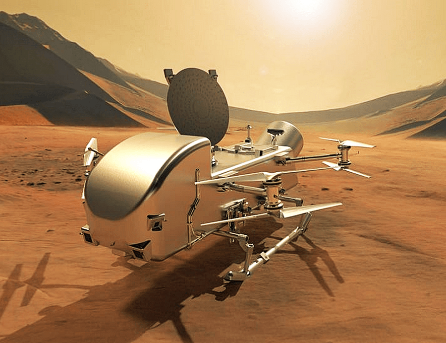 NASA’s Planned Titan-Exploring Multirotor Shares Familiar Design Features with RC Multirotors