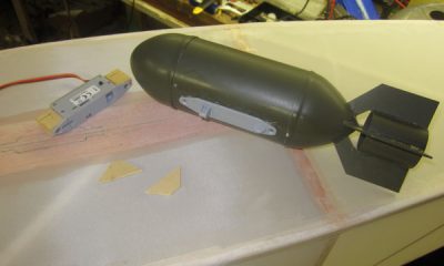 Model Airplane Bomb Drop Mechanism