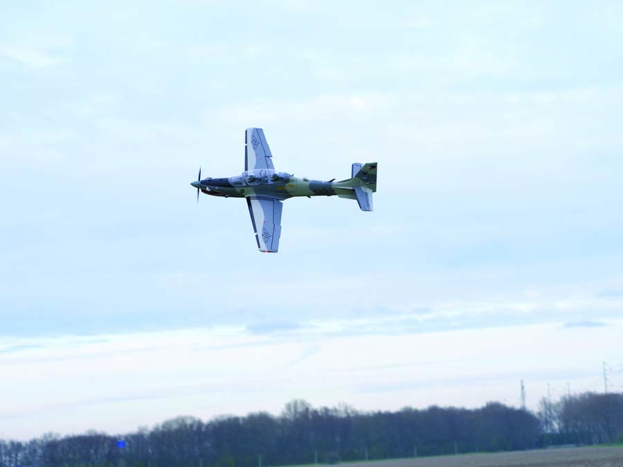 Avios Super Tucano - On the flightline or in the air, this scale “turbo-prop” turns heads