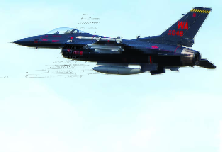 Chris “Moe” Gleason’s 1/5-scale F-16