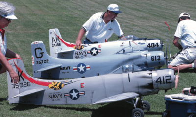 Skyraiders built from Ziroli Plans